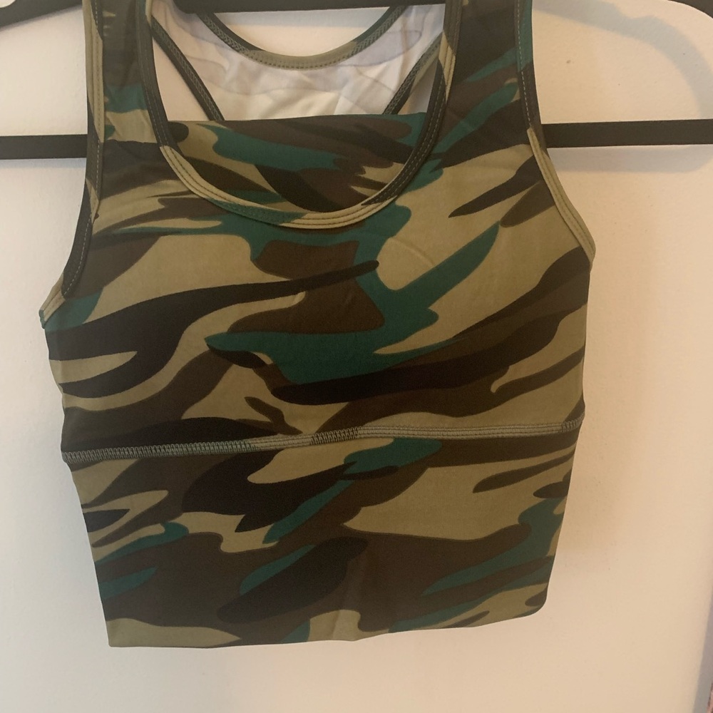 Camouflage Sports Bra and short set